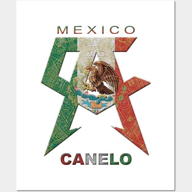 Canelo Alvarez logo T-shirt Wall Art by Kings of Tee